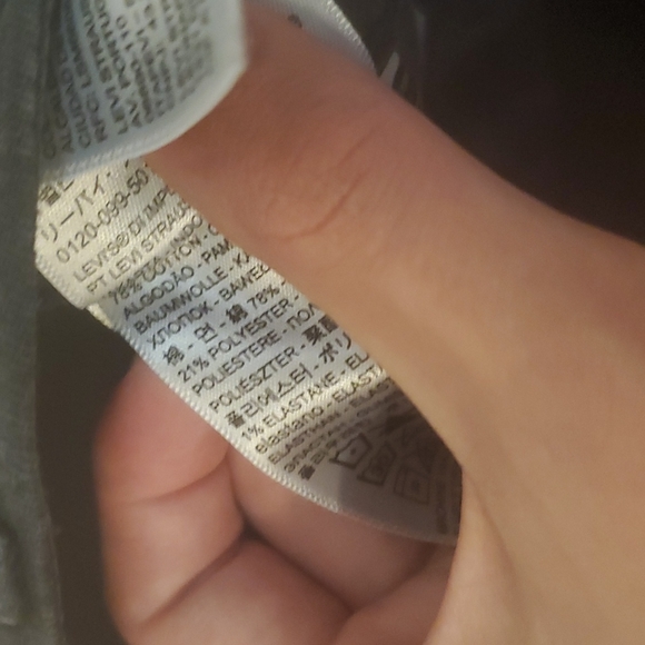 Levi's 721 skinny jeans black size 25 - Picture 3 of 5